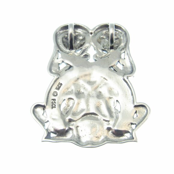 Solid 925 Sterling Silver Viking Borre Courtship Slide Pendant by Courtney Davis - Picture 8 of 9